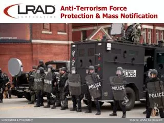 Anti-Terrorism Force Protection &amp; Mass Notification