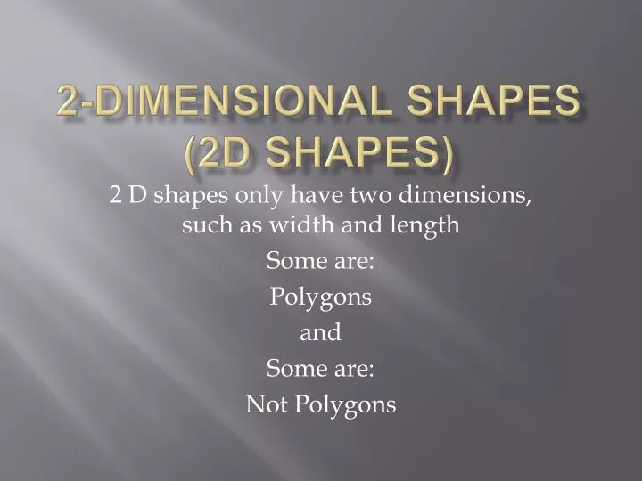 2 dimensional shapes 2d shapes