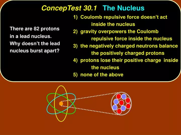 conceptest 30 1 the nucleus