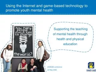 Using the Internet and game-based technology to promote youth mental health