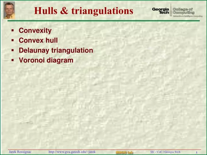 hulls triangulations