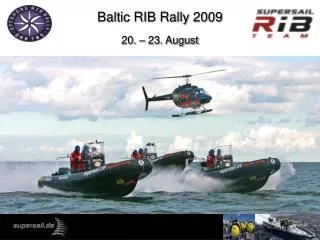 Baltic RIB Rally 2009 20. – 23. August