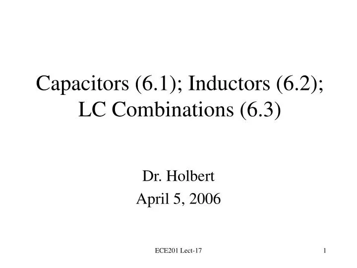 capacitors 6 1 inductors 6 2 lc combinations 6 3
