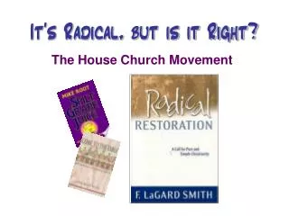 it s radical but is it right