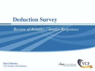 Deduction Survey