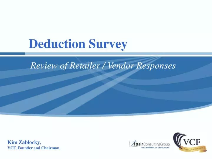 deduction survey