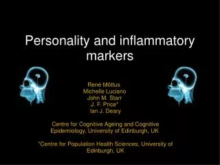 Personality and inflammatory markers