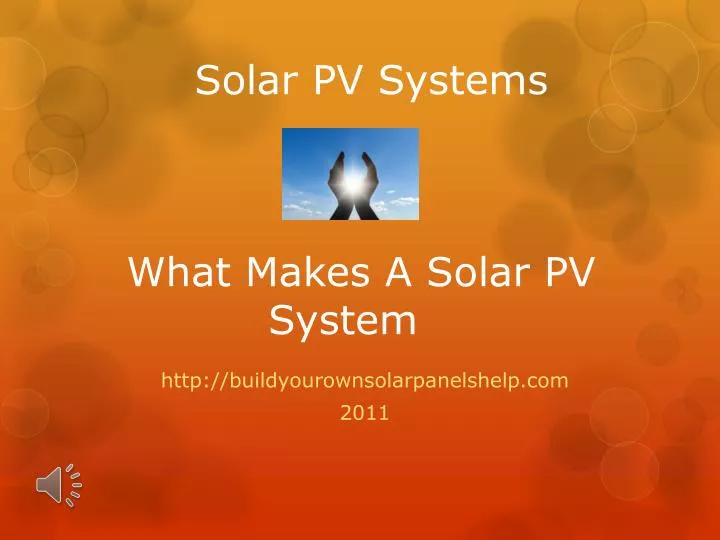 solar pv systems what makes a solar pv system