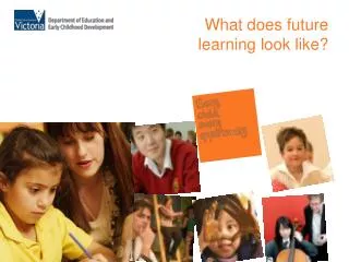 What does future learning look like?