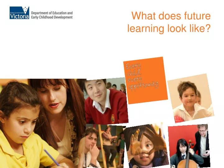 what does future learning look like