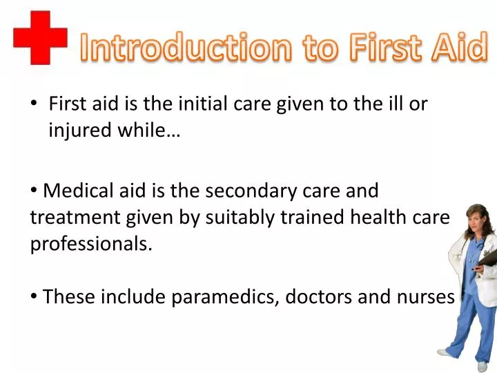 introduction to first aid powerpoint presentation
