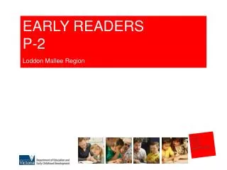 EARLY READERS P-2