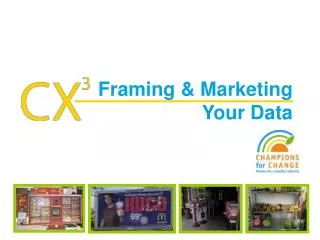 Framing &amp; Marketing Your Data
