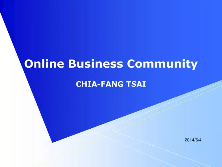 online business community