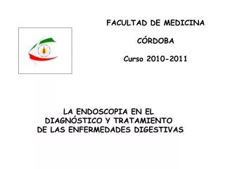 FACULTAD DE MEDICINA CÓRDOBA Curso 2010-2011