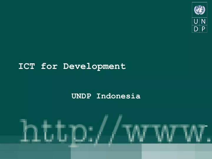 ict for development