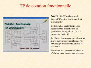 TP de cotation fonctionnelle