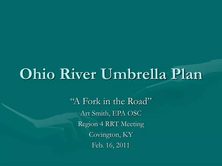 ohio river umbrella plan