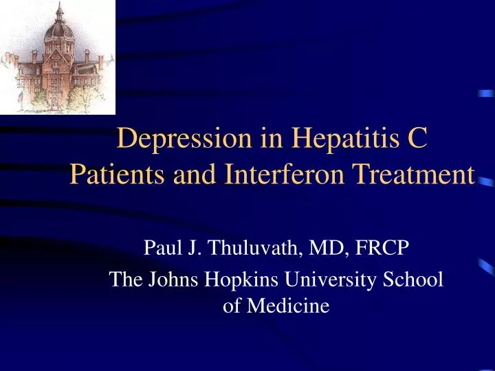 depression in hepatitis c patients and interferon treatment