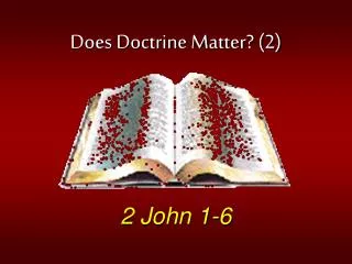 Does Doctrine Matter? (2)