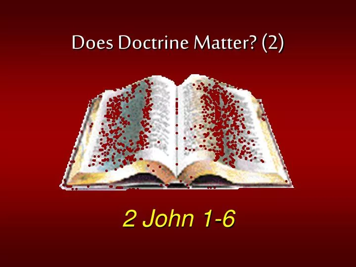 does doctrine matter 2