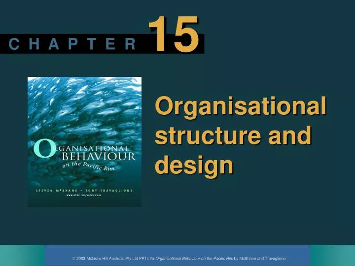 organisational structure and design