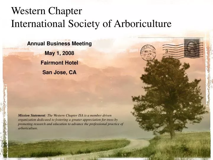 western chapter international society of arboriculture