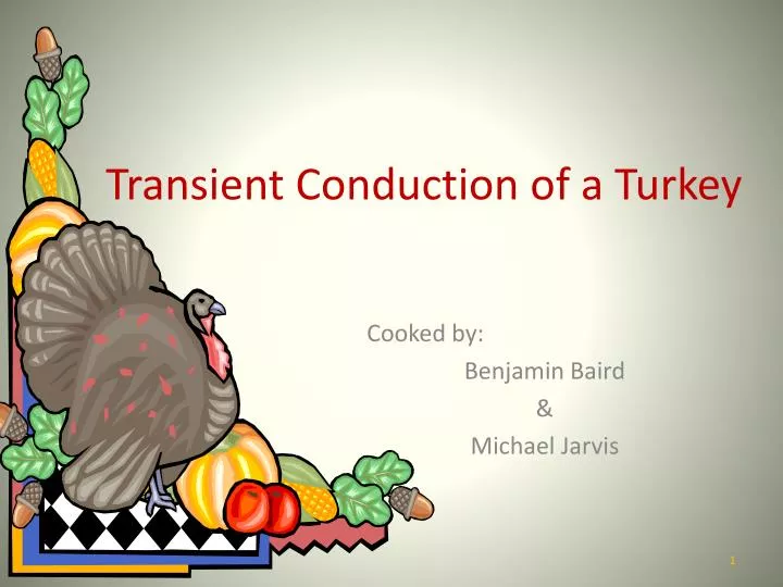 transient conduction of a turkey