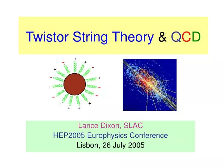 string theory and q c d