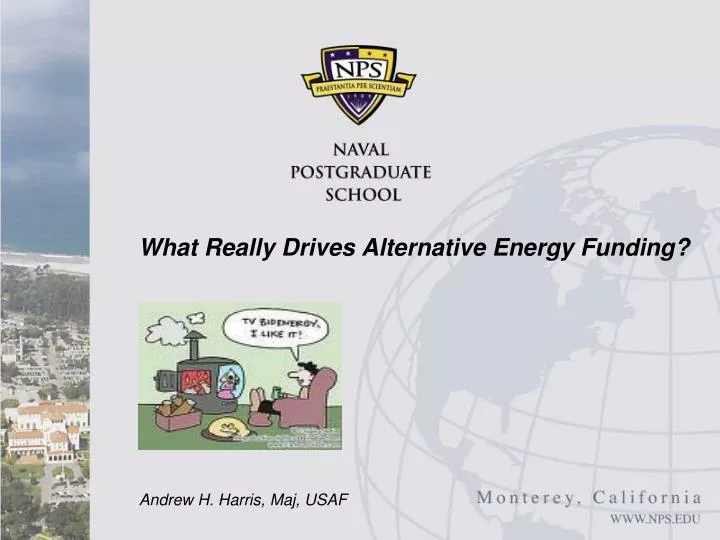 what really drives alternative energy funding
