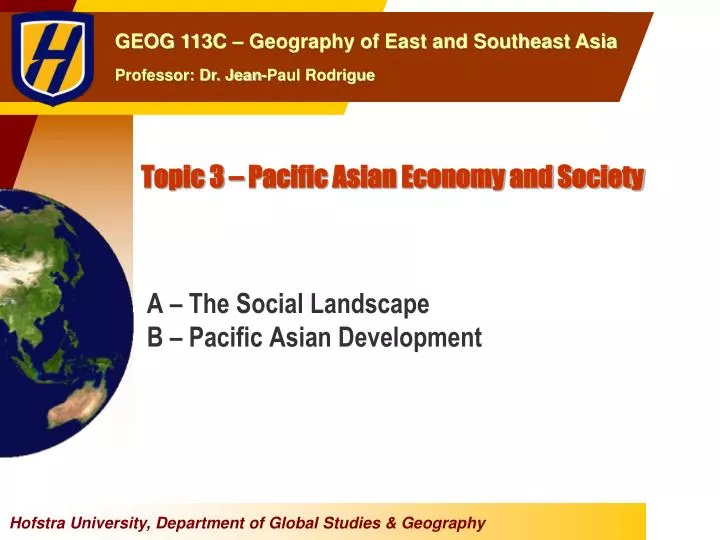 topic 3 pacific asian economy and society
