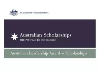 Australian Leadership Awards - Scholarships
