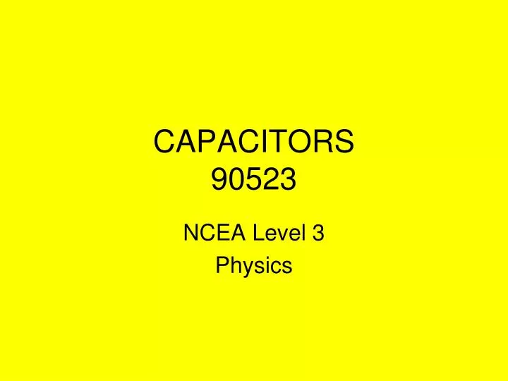 capacitors 90523