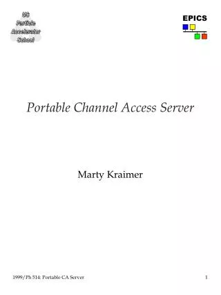 Portable Channel Access Server