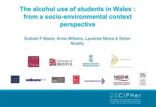 The alcohol use of students in Wales : from a socio-environmental context perspective