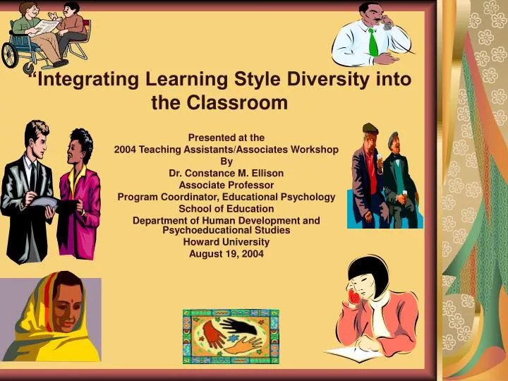integrating learning style diversity into the classroom