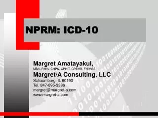NPRM: ICD-10