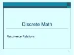 Discrete Math - slide 1