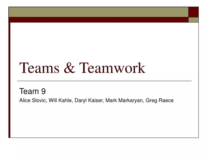 teams teamwork