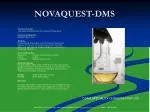 NOVAQUEST-DMS - slide 1