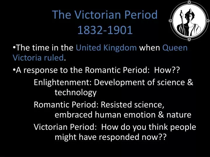 the victorian period 1832 1901