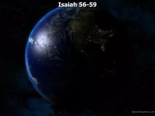 Isaiah 56-59