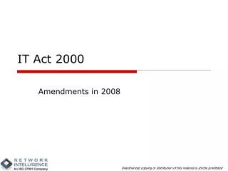 IT Act 2000