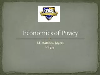 Economics of Piracy