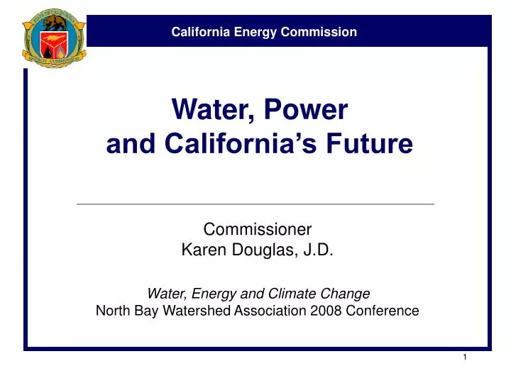 water power and california s future