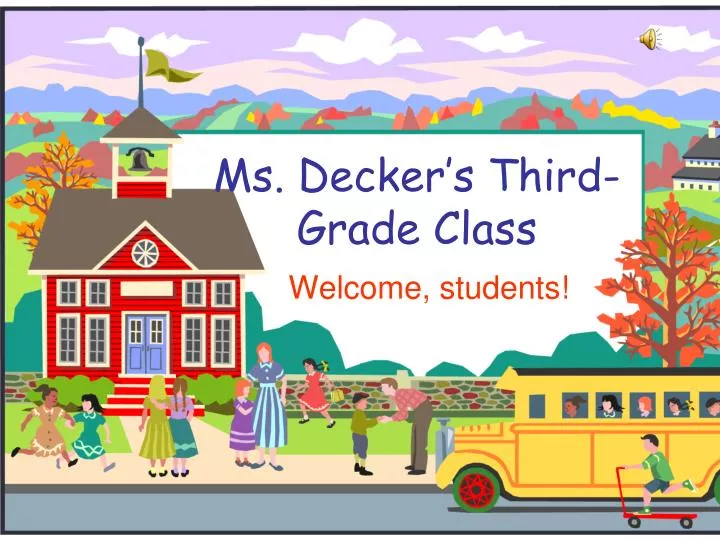ms decker s third grade class
