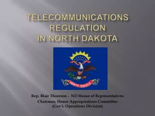 Telecommunications Regulation in North Dakota