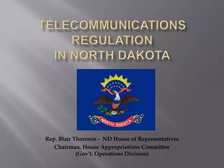 telecommunications regulation in north dakota