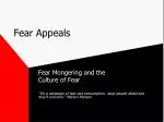 Fear Appeals - slide 1