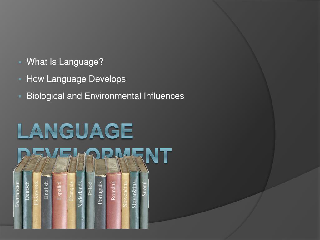 PPT - Language Development PowerPoint Presentation, free download - ID ...